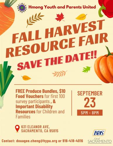 Fall Harvest Resource Fair - Alta California Regional Center