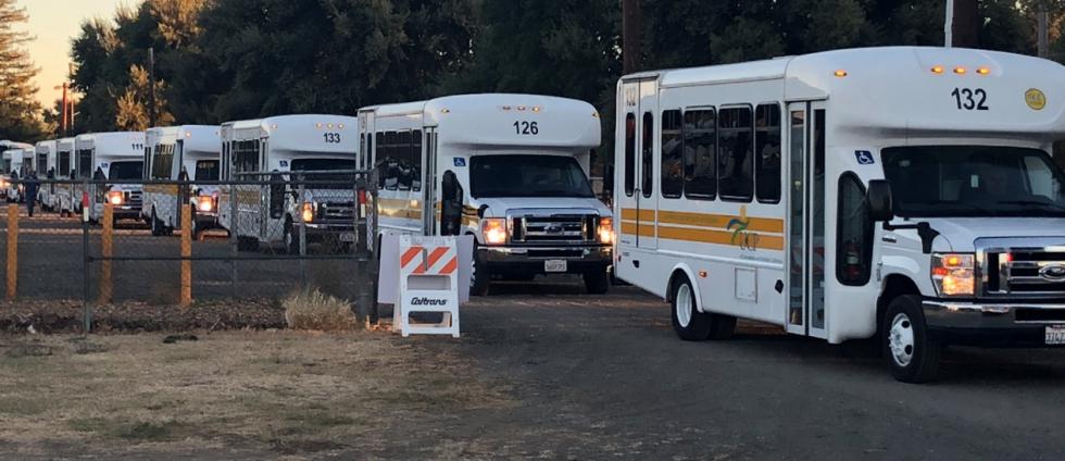 Buses and drivers arrive from UCP to help out